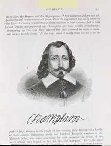 Samuel de Champlain (c.1567-1635) ilustrace ze IV. dílu 