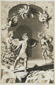 Satan a jeho démoni z filmu Ztracený ráj od Johna Miltona od English School