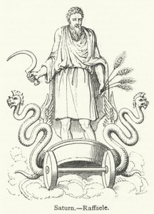 Saturn (rytina) od English School