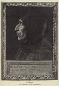 Savonarola (rytina) od English School