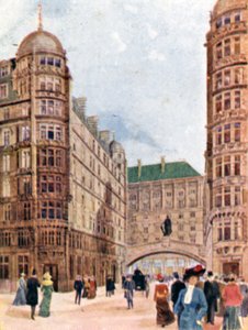 Savoy Hotel, Londýn (barevné lito) od English School