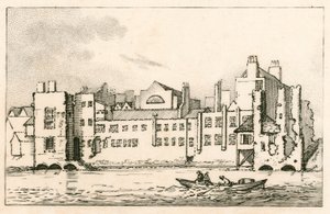 Savoy, Londýn, jak je tomu nyní, 1792 od English School