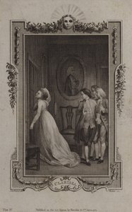 Scéna z Clarissy od Samuela Richardsona od English School