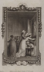 Scéna z Clarissy od Samuela Richardsona od English School