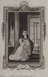 Scéna z Clarissy od Samuela Richardsona od English School