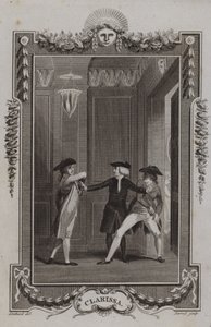 Scéna z Clarissy od Samuela Richardsona od English School