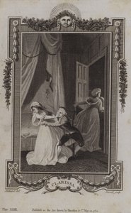 Scéna z Clarissy od Samuela Richardsona od English School