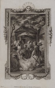 Scéna z Clarissy od Samuela Richardsona od English School