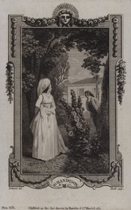 Scéna z Historie sira Charlese Grandisona od Samuela Richardsona od English School