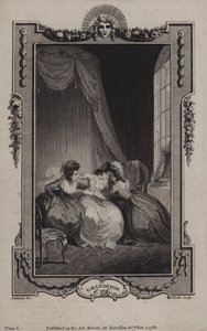 Scéna z Historie sira Charlese Grandisona od Samuela Richardsona od English School