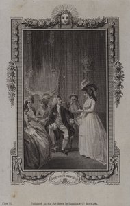 Scéna z Ctnostného sirotka od Mary Collyer od English School