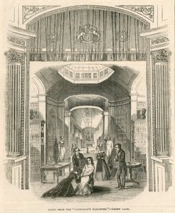Scéna ze hry The Patricians Daughter, divadlo Drury Lane, Londýn od English School