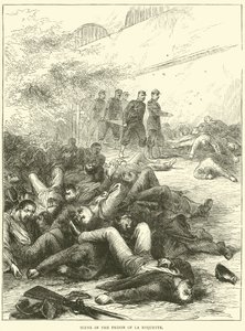 Scéna ve vězení La Roquette, 1871 od English School