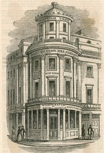 Scottish Union Insurance Company, The Strand, Londýn od English School