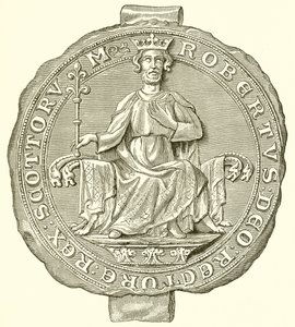 Pečeť Roberta Bruce, skotského krále od English School