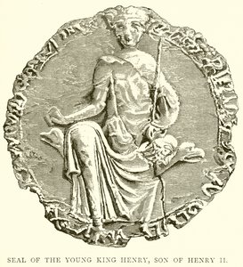 Pečeť mladého krále Jindřicha, syna Jindřicha II od English School