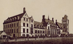 Námořnický sirotčinec, Liverpool (litografie) od English School