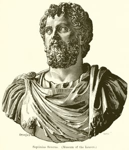 Septimius Severus. (Muzeum v Louvru) od English School