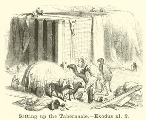 Nastavení Tabernacle, Exodus, xl, 2 od English School