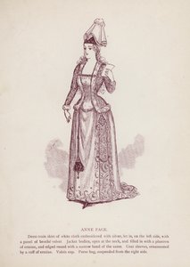 Shakespearovy Veselé paničky z Windsoru: Anne Page (litho) od English School