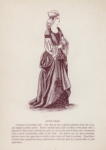 Shakespearovy Veselé paničky z Windsoru: Anne Page (litho) od English School