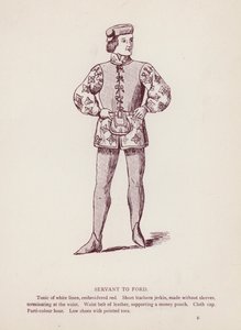 Shakespearovy Veselé paničky z Windsoru: Sluha Fordovi (litho) od English School