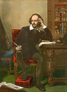 Shakspeare (kolorovaná rytina) od English School