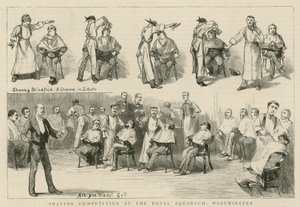 Soutěž v holení v Royal Aquarium od English School