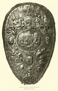 Štít připisovaný Benvenuto Cellini od English School