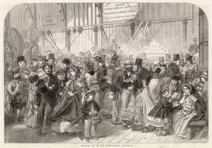Šilinkový den na mezinárodní výstavě 1862 od English School