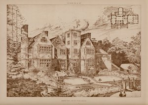 Shipton Hall (rytina) od English School
