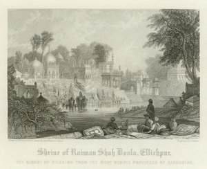 Svatyně Raiman Shah Doola, Ellichpur, Indie od English School