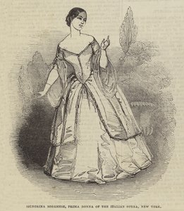 Signorina Borghese, Prima Donna z italské opery v New Yorku od English School