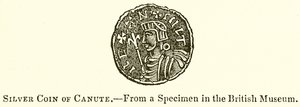 Stříbrná mince Canute od English School