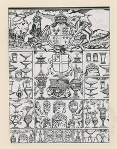 Stříbrná deska plánovaná jako ceny pro loterii 1569 od English School