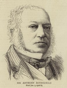 Sir Anthony Rothschild (rytina) od English School