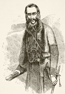 Sir Charles Napier, z knihy "The National and Domestic History of England" od Williama Hickmana Smithe Aubreyho (1858-1916) vydané v Londýně kolem roku 1890. od English School