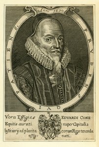 Sir Edward Coke od English School