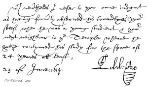 Sir Edward Coke od English School