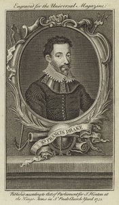Sir Francis Drake od English School