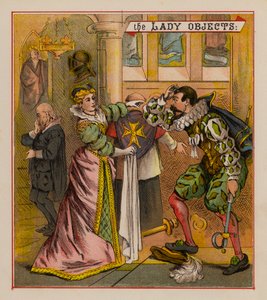Sir Francis Drake a jeho skřítci (barva lito) od English School