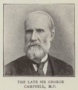Sir George Campbell (rytina) od English School