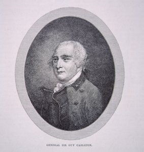 Sir Guy Carleton (litho) od English School