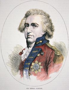 Sir Henry Clinton (barevné lito) od English School