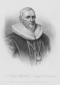 Sir Hugh Middleton (rytina) od English School
