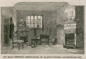 Sir Isaac Newtons Observatory, St Martins Street, Leicester Square London od English School