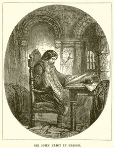 Sir John Eliot ve vězení od English School