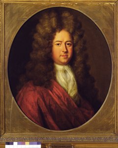 Sir John Gascoigne, 5. baronet (1661-1728) (olej na plátně) od English School