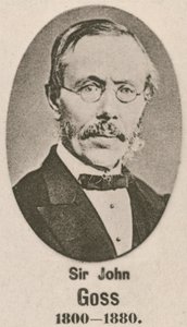 Sir John Goss (hlubotisk) od English School