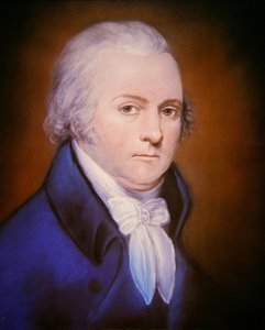 Sir John Johnson (pastel na papíře) od English School